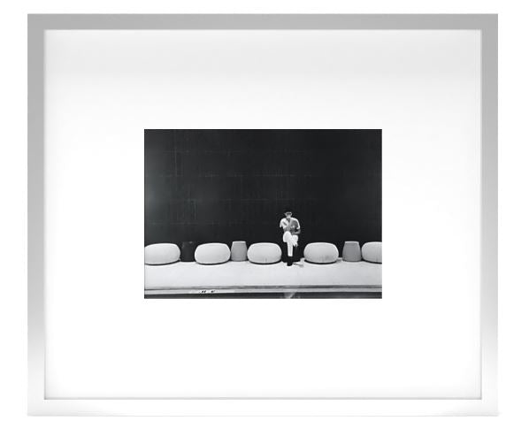 GALLERY SILVER FRAME WITH WHITE MAT WITH FRAME-5''x7''