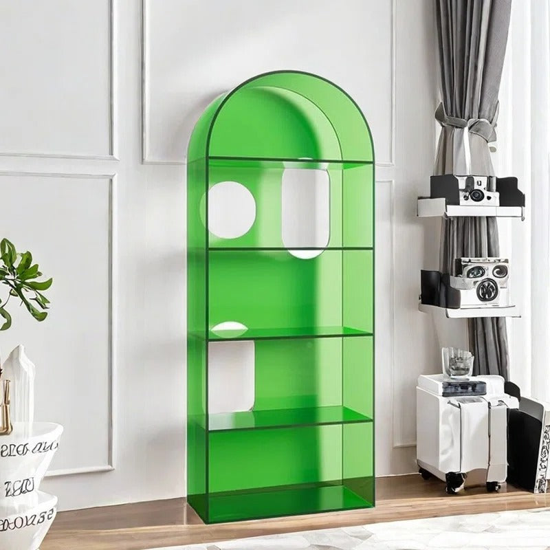 Modern Acrylic Arch Bookshelf for Stylish Storage