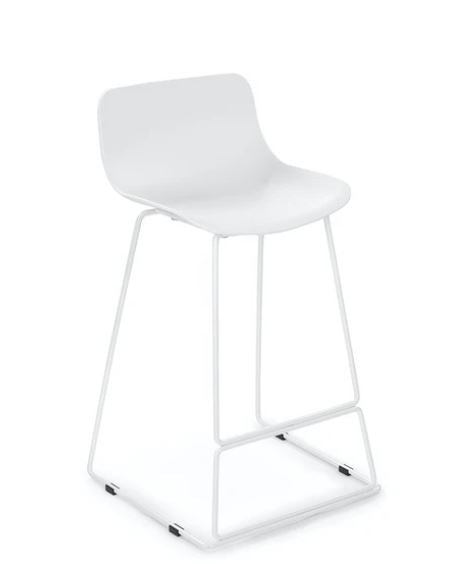 Anco White Counter Stool