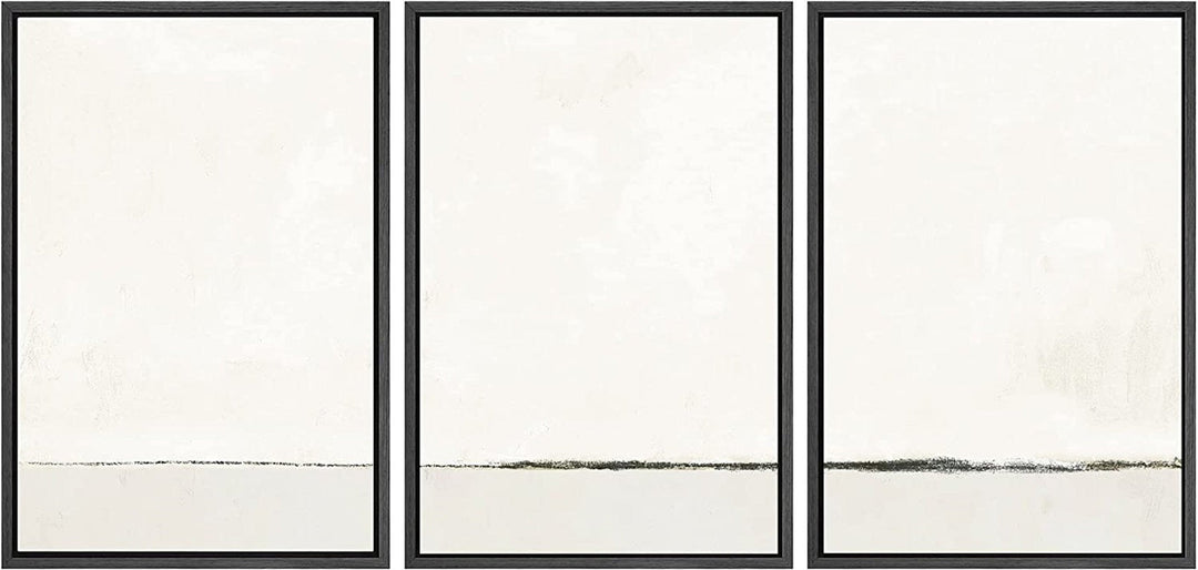 Duotone Gray White Grunge Pastel Landscape 1