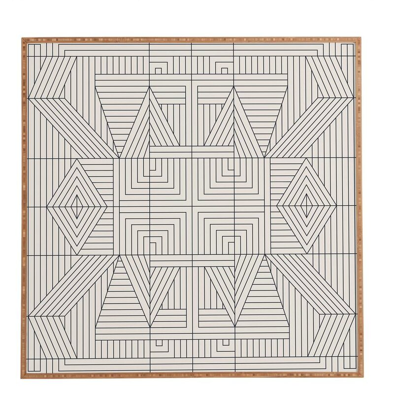 Line Mandala by Holli Zollinger Picture Frame Graphic Art