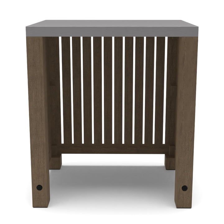 Abbott Outdoor Kitchen Acacia Convertable Refrigerator Cabinet