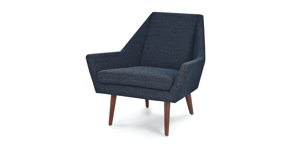 Angle Denim Blue Chair