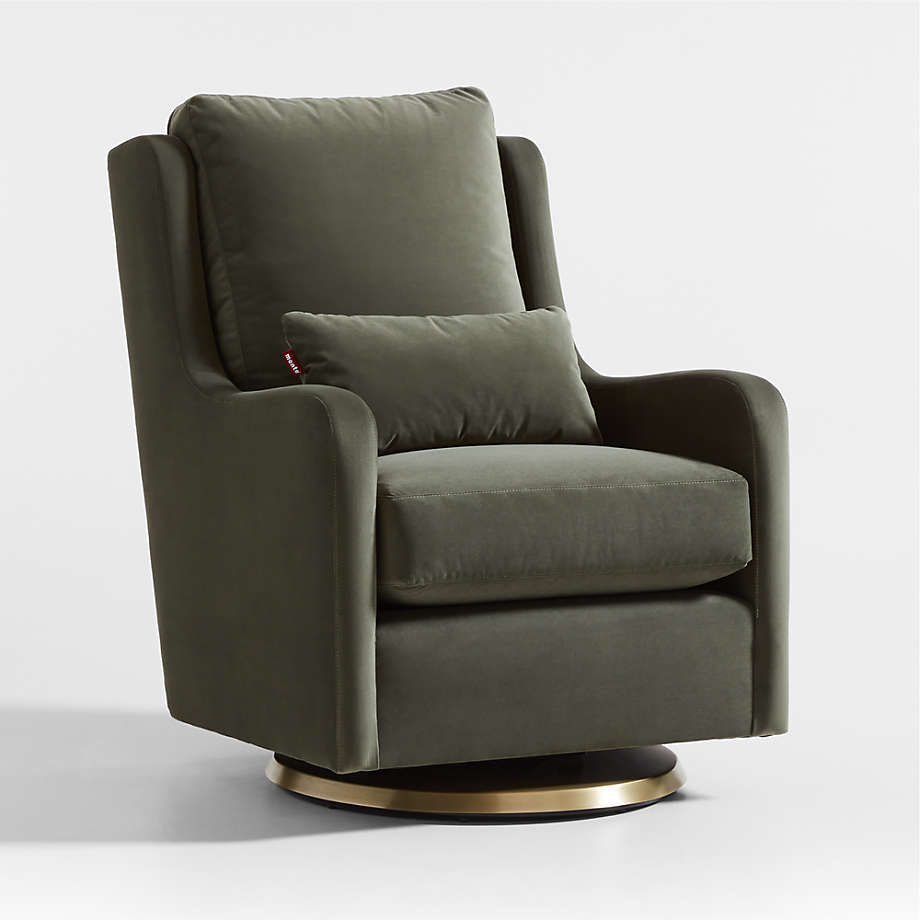 Milo Green Nursery Swivel Glider Chair