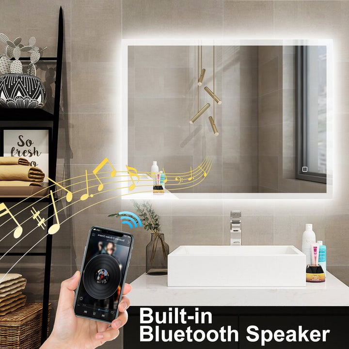 Smart Frameless Led Illuminated Bathroom Mirror