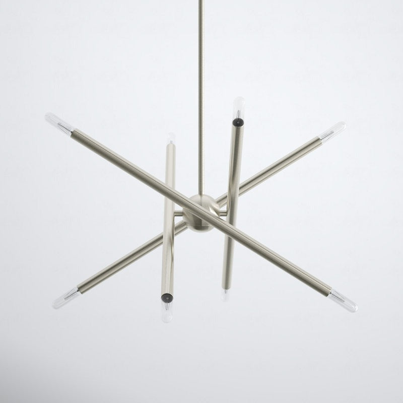 Poco 8 Light Metal Dimmable Sputnik Chandelier