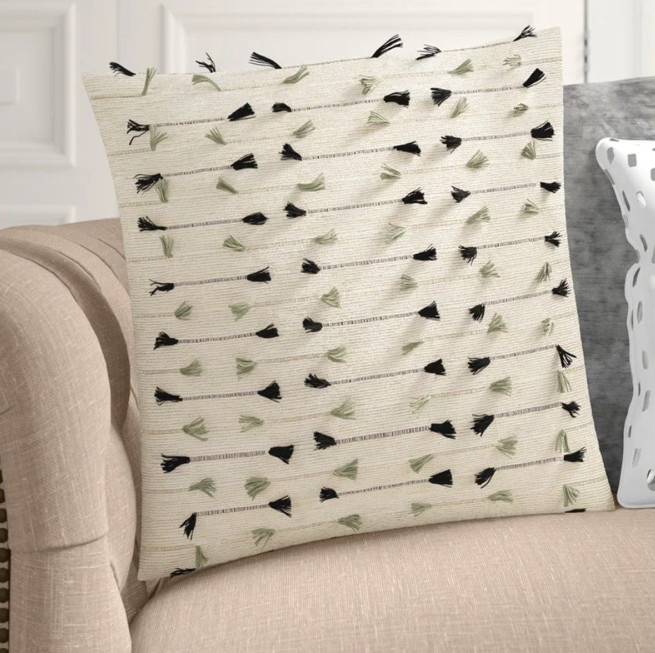 Rankins Cotton Throw Pillow Cover No Insert-20"x20"