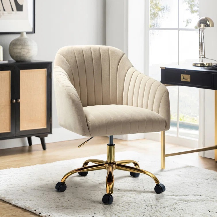Adan Velvet Task Chair