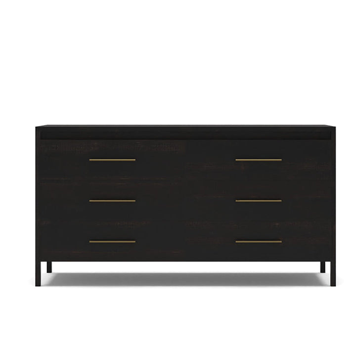 Rubbed Black Gravity 6 Drawer