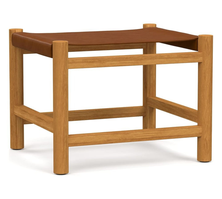 Danish Leather Sling Stool