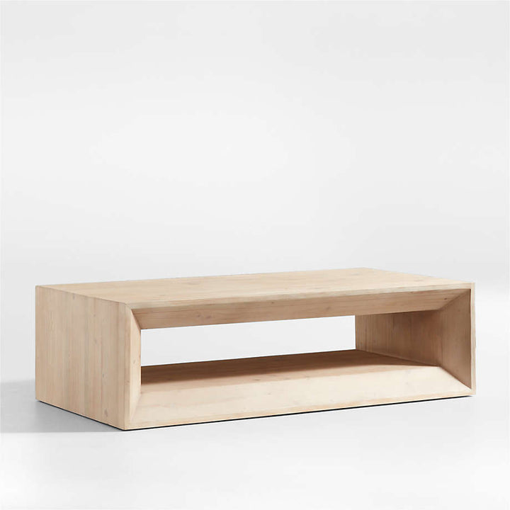 Vernon Rectangular Natural Coffee Table