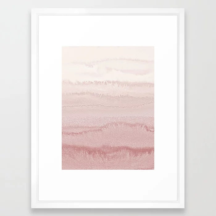 Within The Tides Ballerina Blush Framed Art Print-18"x24"
