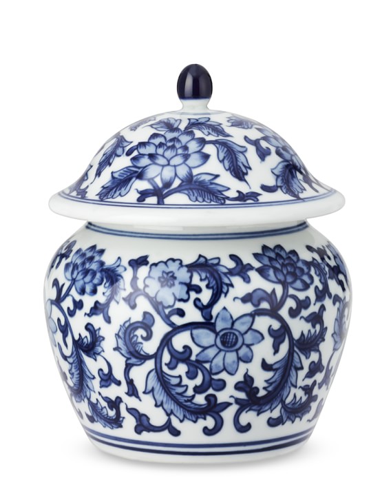 Petite Ginger Jar Floral Vines