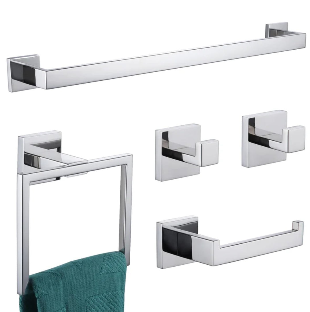 B09A5 CH 5 Piece Bathroom Hardware Set
