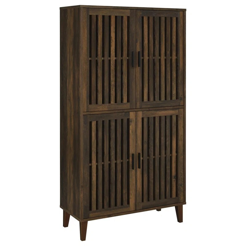 Hiroshi 4 Door Tall Accent Cabinet