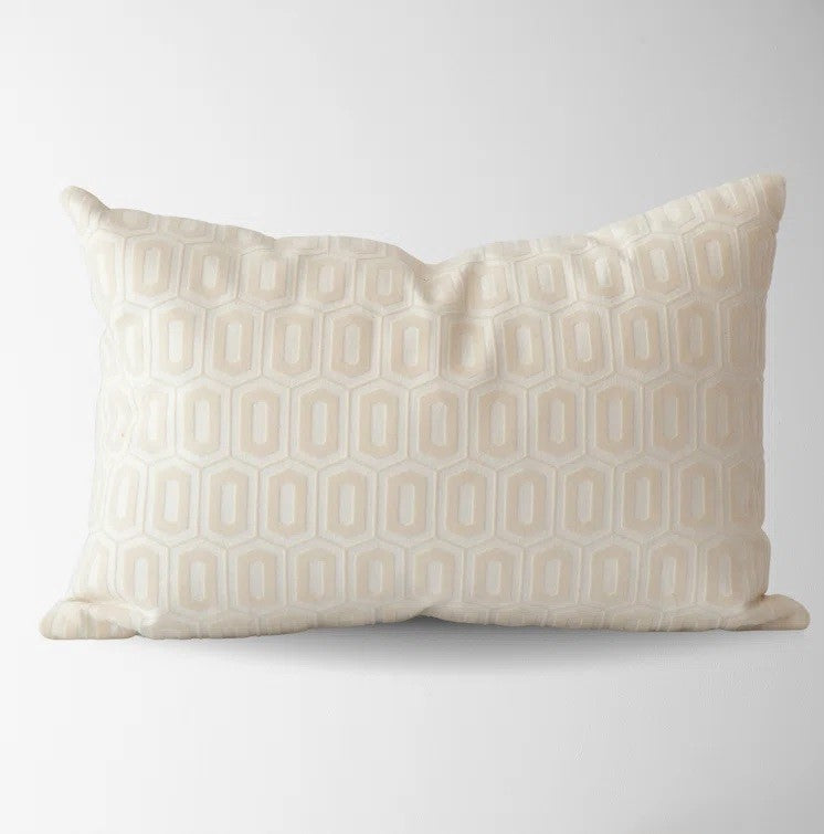 Arnor Geometric Cotton Pillow Cover