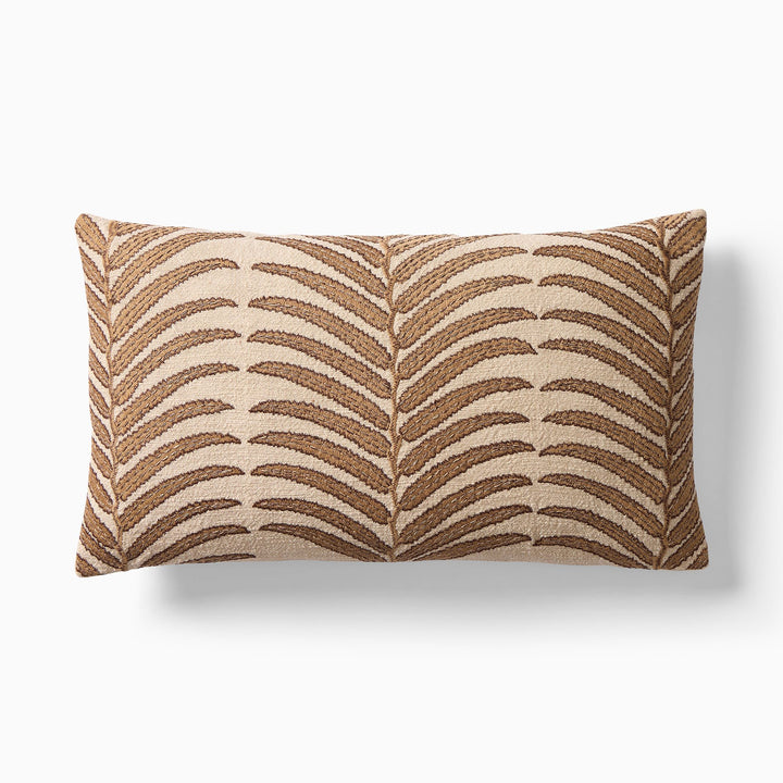 Woven Palm Pillow Cover 12x21