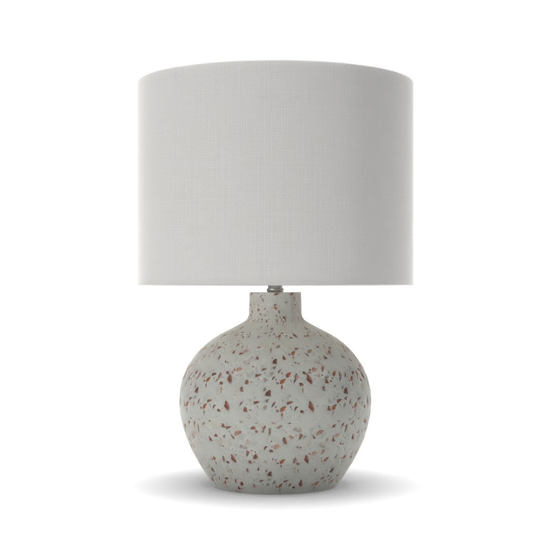 Ando Waxen White 15" Table Lamp