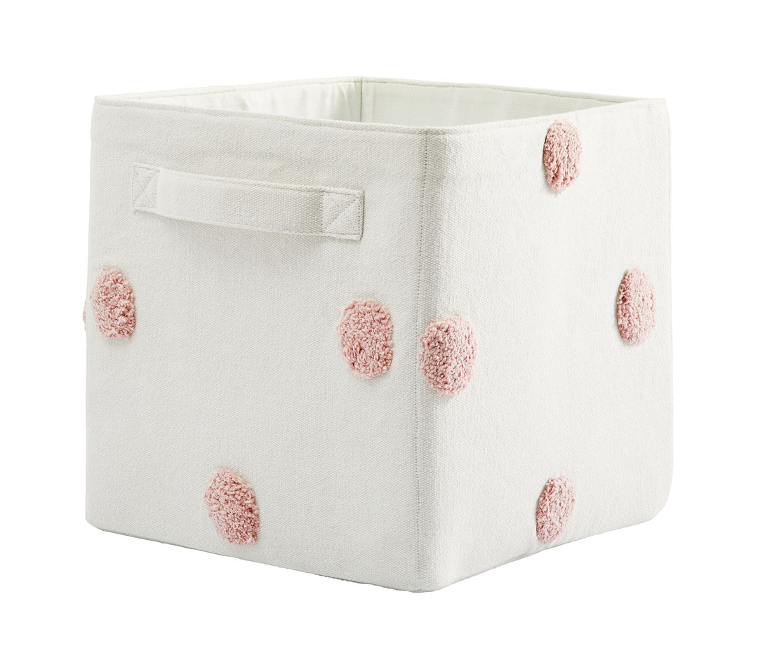 Embroidered Dot Storage Bin