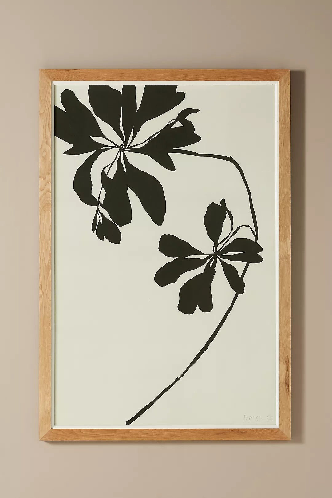 Mediterranean Leaf Wall Art 48x71