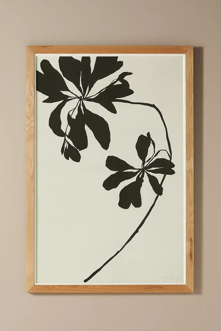 Mediterranean Leaf Wall Art 48x71