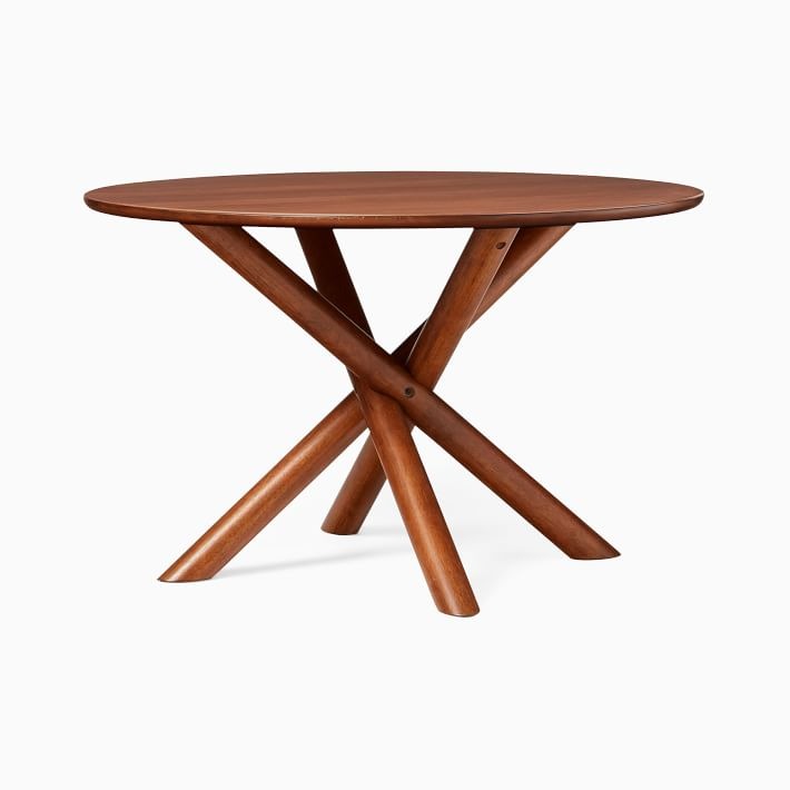 Jax Round Dining Table, Walnut
