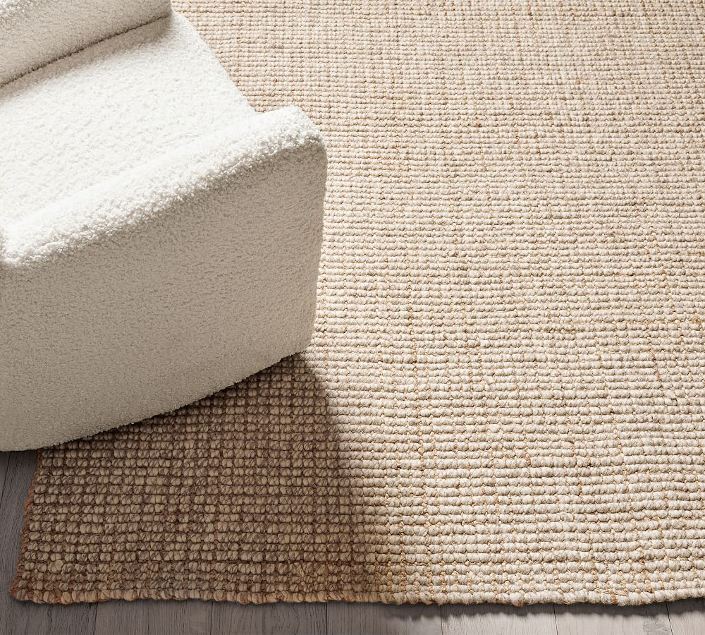 Chunky Wool Jute Rug-6'x9'