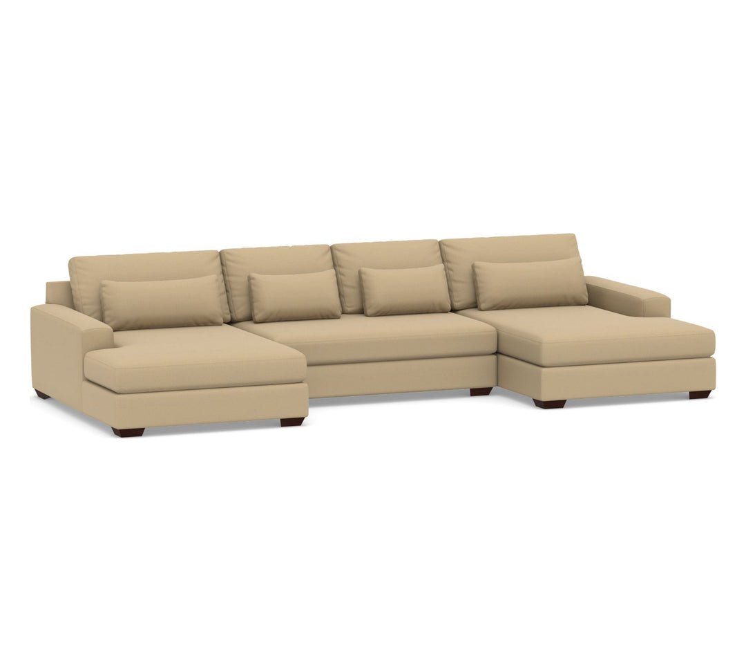 Big Sur Square Arm Deep Seat U Shaped Sectional