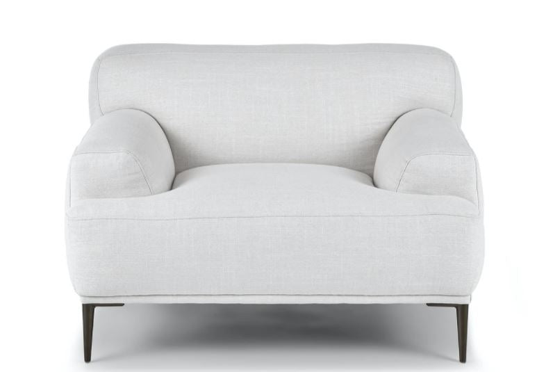 Abisko Quartz White Lounge Chair