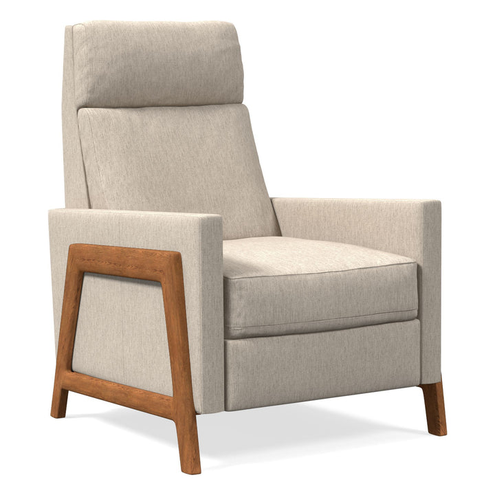 Spencer Wood-Framed Upholstered Recliner