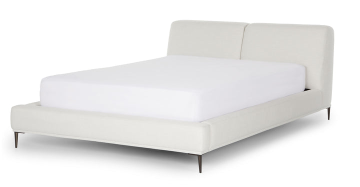 Abisko Quartz White Bed King