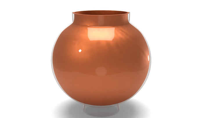 Mari Vase-Rust-Small