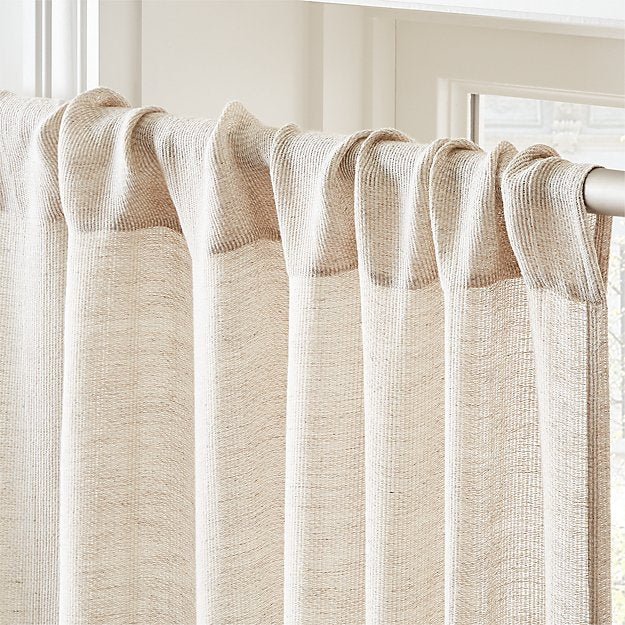 HEMP NATURAL CURTAIN PANEL