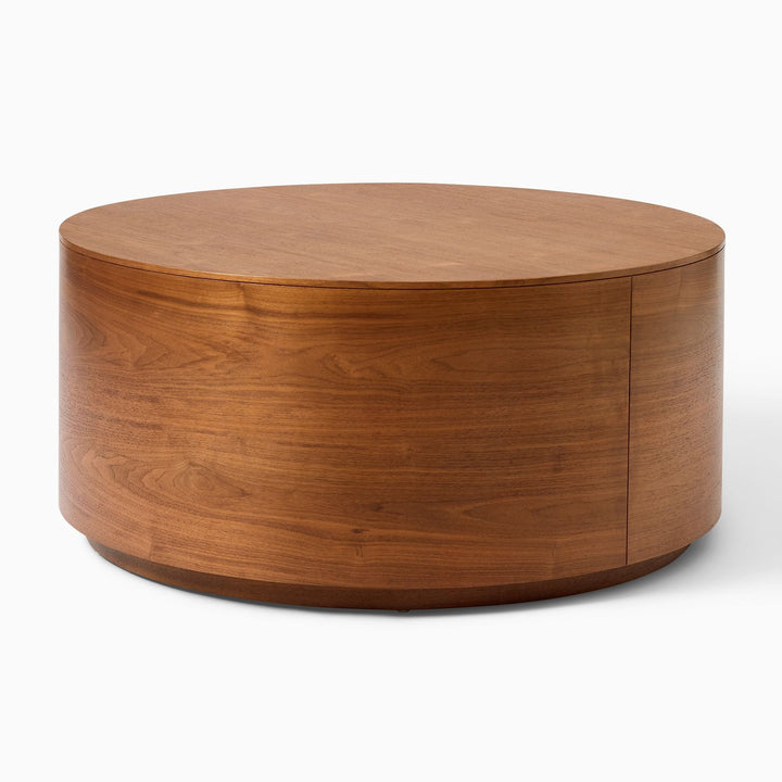 Volume Round Drum Coffee Table-44"