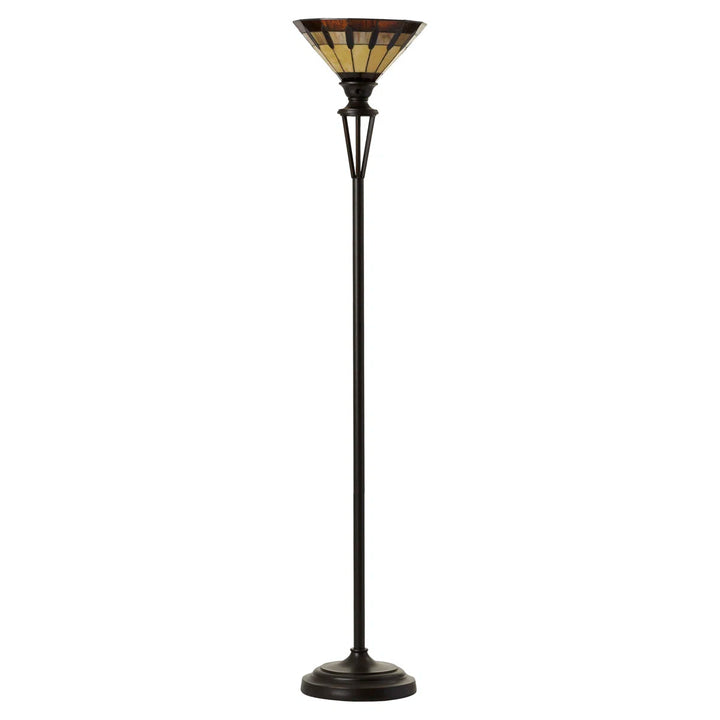 Rozanne Bronze Torchiere Floor Lamp