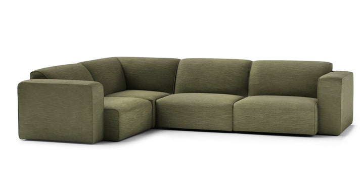 Sanna Magnet Green Right Corner Sectional