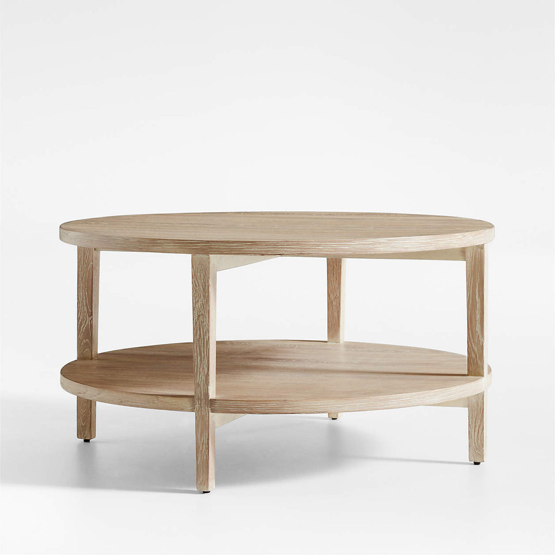 Clairemont Round Natural Coffee Table