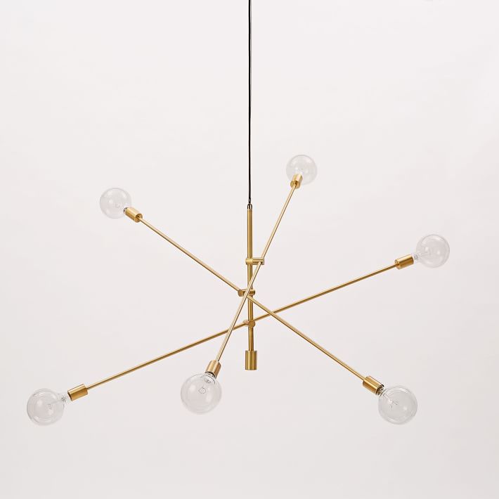 Mobile Chandelier 55 Antique Brass