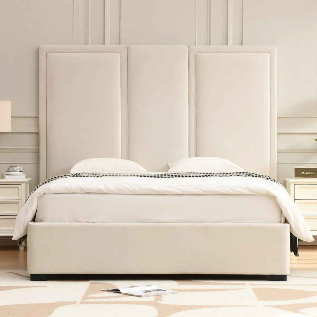 Morghen Upholstered Platform Bed-Queen