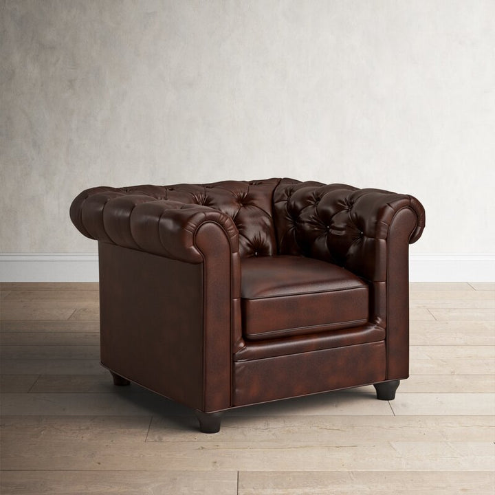 Eveleth Tufted Chesterfield Chair