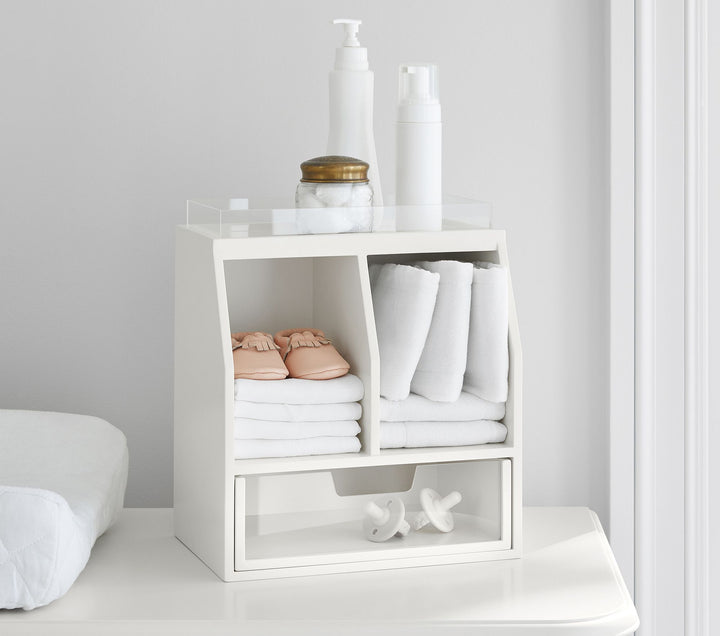 Acrylic Wood All in One Organizer