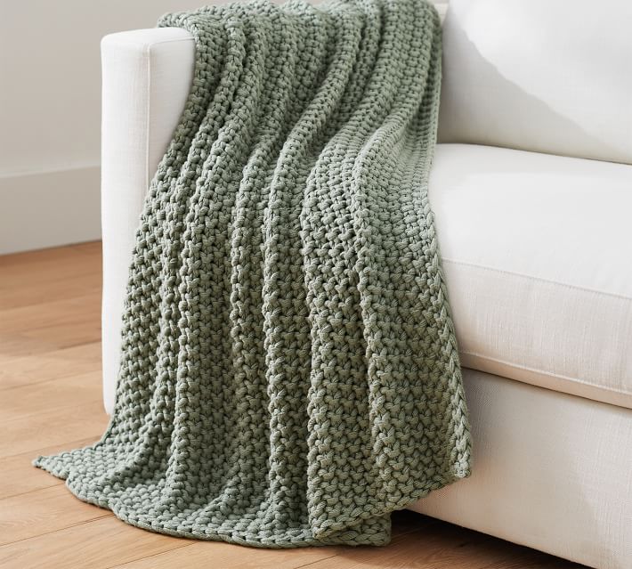 Bayside Seed Stitch Throw