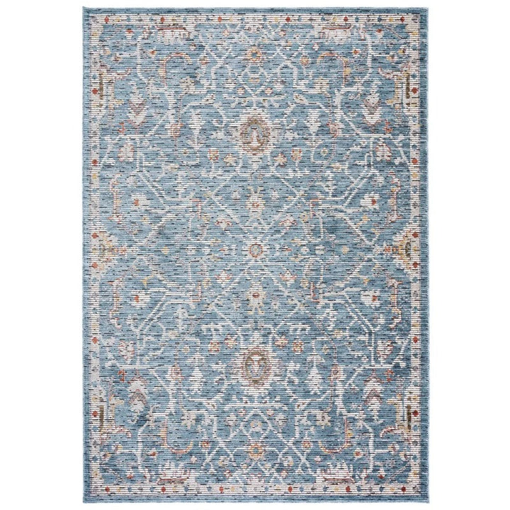 Sierra Oriental Blue Ivory Area Rug 8'x10'