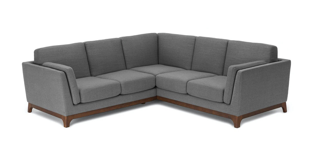 Ceni Pyrite Gray Corner Sectional