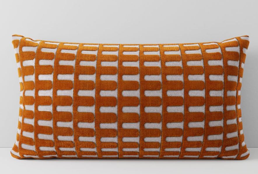 Cut Velvet Archways Pillow Covers no insert
