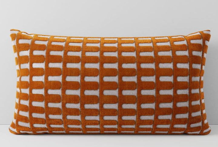 Cut Velvet Archways Pillow Covers no insert