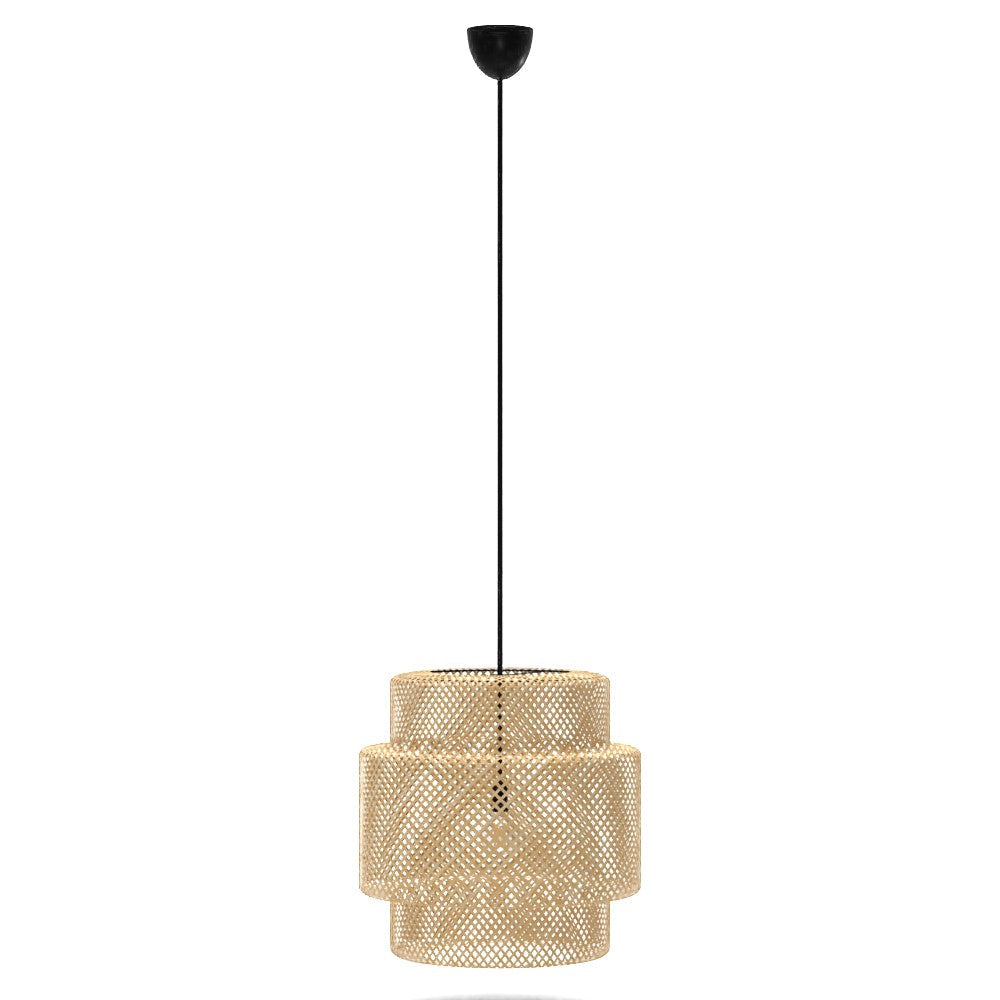Bamboo Pendant Light Home Decor Lampshade