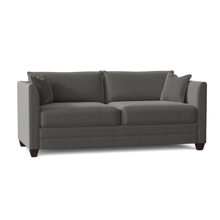 Lourenco Square Arm Sofa Bed with Reversible Cushions
