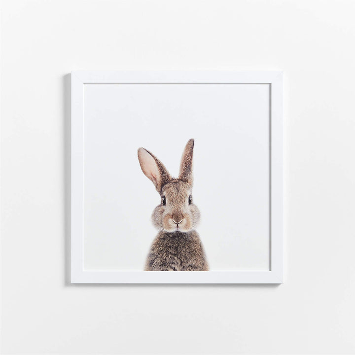Baby Bunny Framed Wall Art-20"x20"