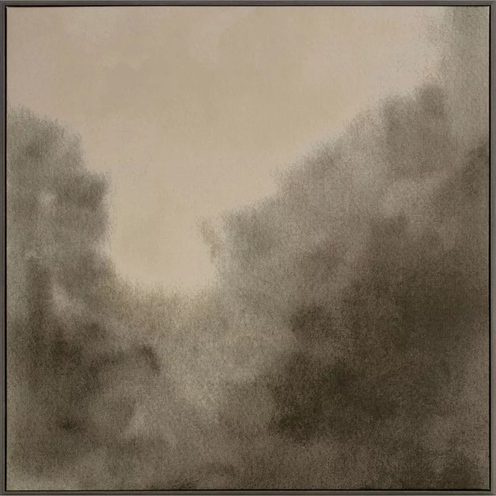 Blurry Treetops Framed Wall Art